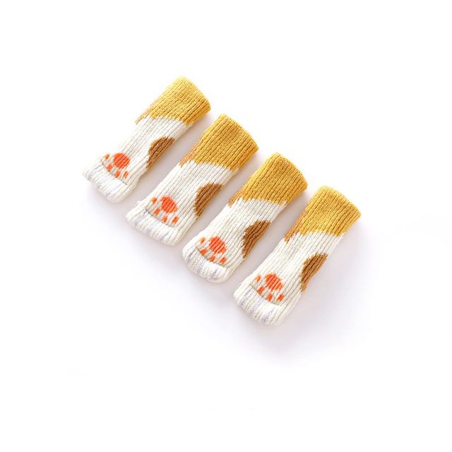 Knitted Cat Paw Chair Table Leg Socks