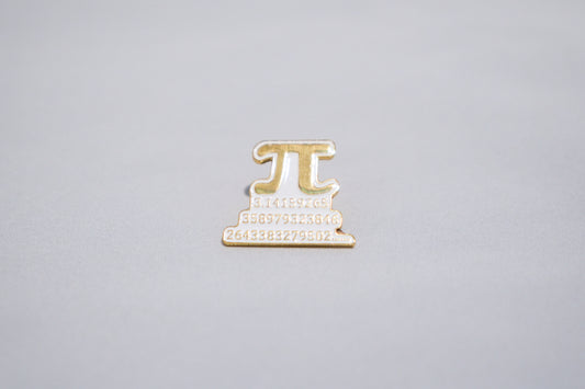 Pi 3.14 Math Greek Enamel Pin