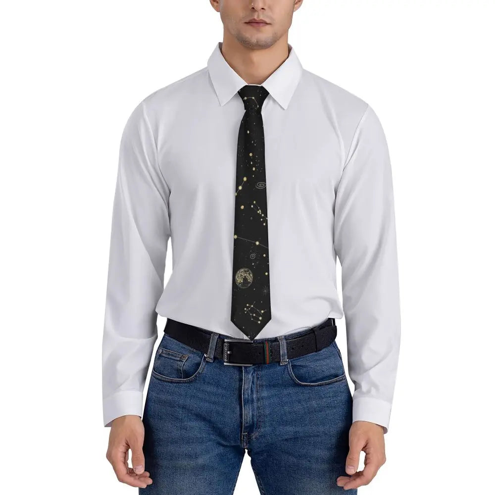 Astronomer Galaxy Themed Tie