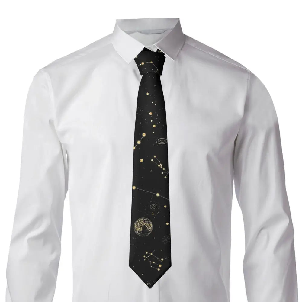 Astronomer Galaxy Themed Tie