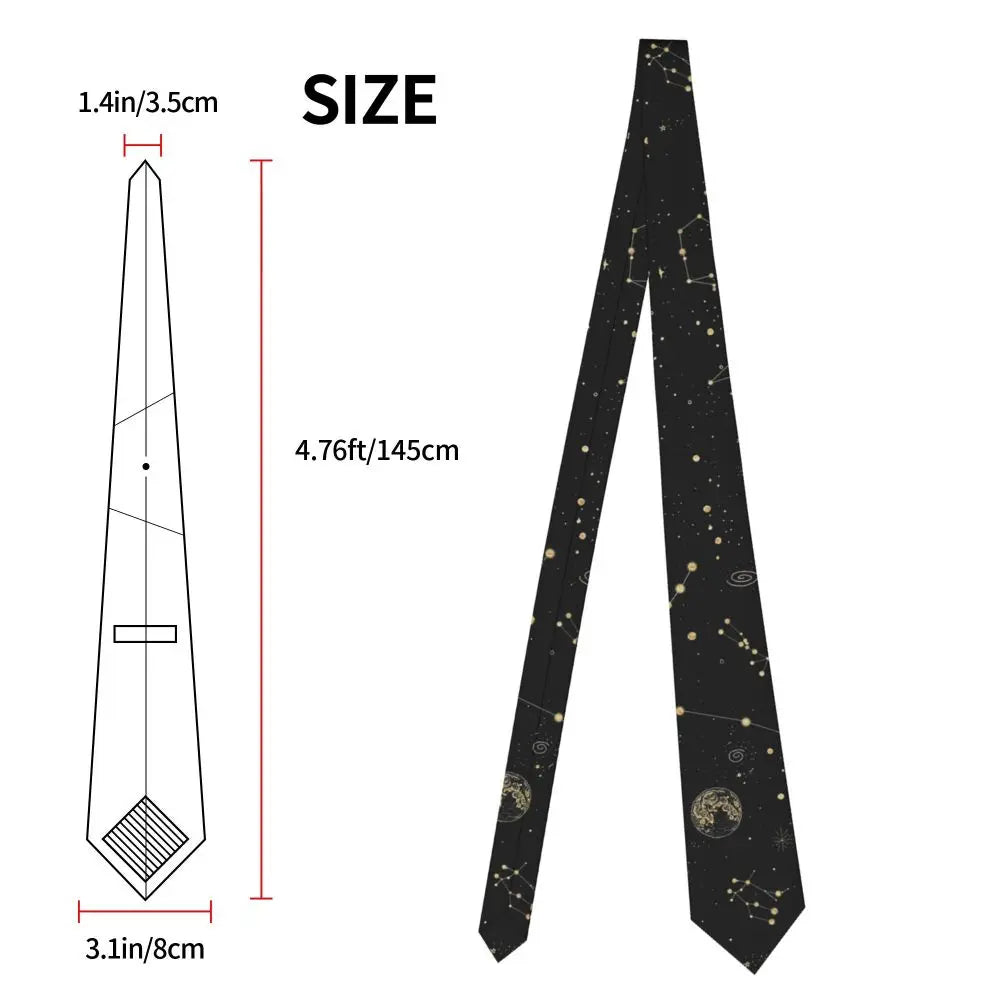 Astronomer Galaxy Themed Tie