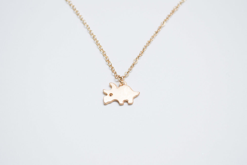 Triceratops Necklace