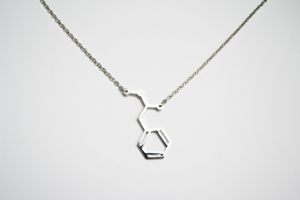 Methamphetamine Molecule Necklace
