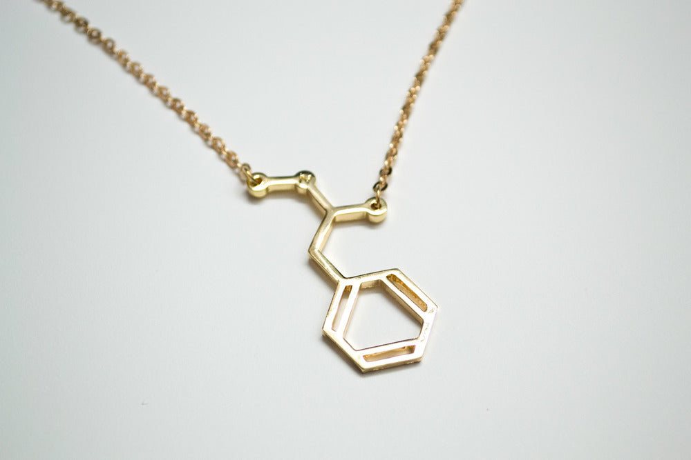 Methamphetamine Molecule Necklace