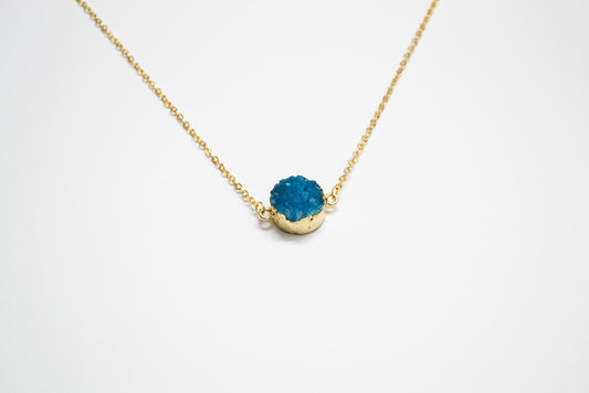 Quartz Druzy Necklace