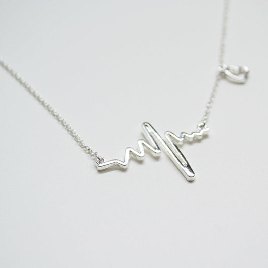EKG Wave Necklace