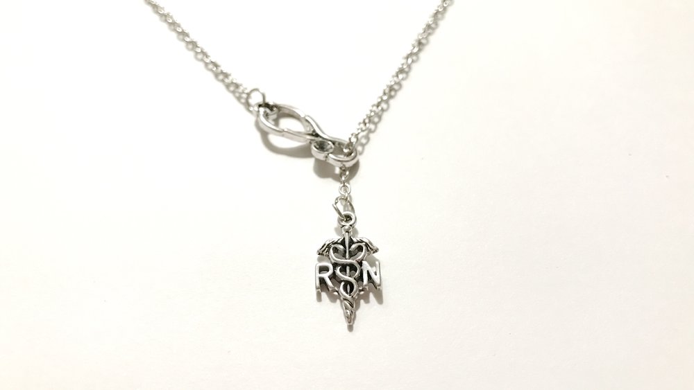 Registered Nurse Lariat Necklace