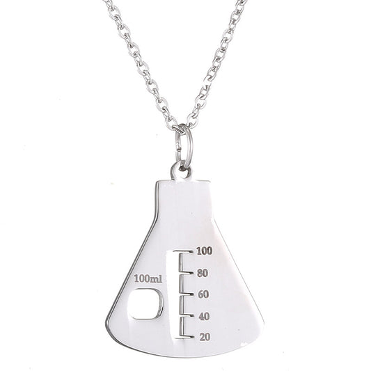 Erlenmeyer Flask Necklace