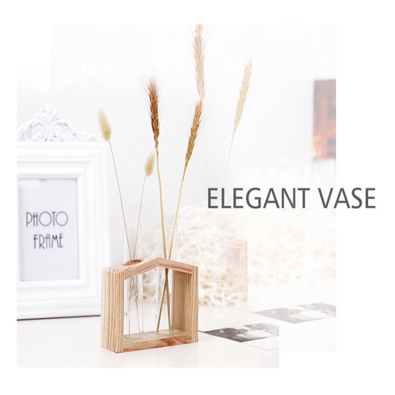 Hydroponic Test Tube Vase Rack Style