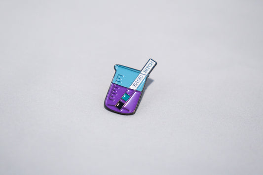 Basic Bitch Beaker Chemistry Enamel Pin