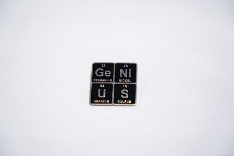 Genius Elements Enamel Pin