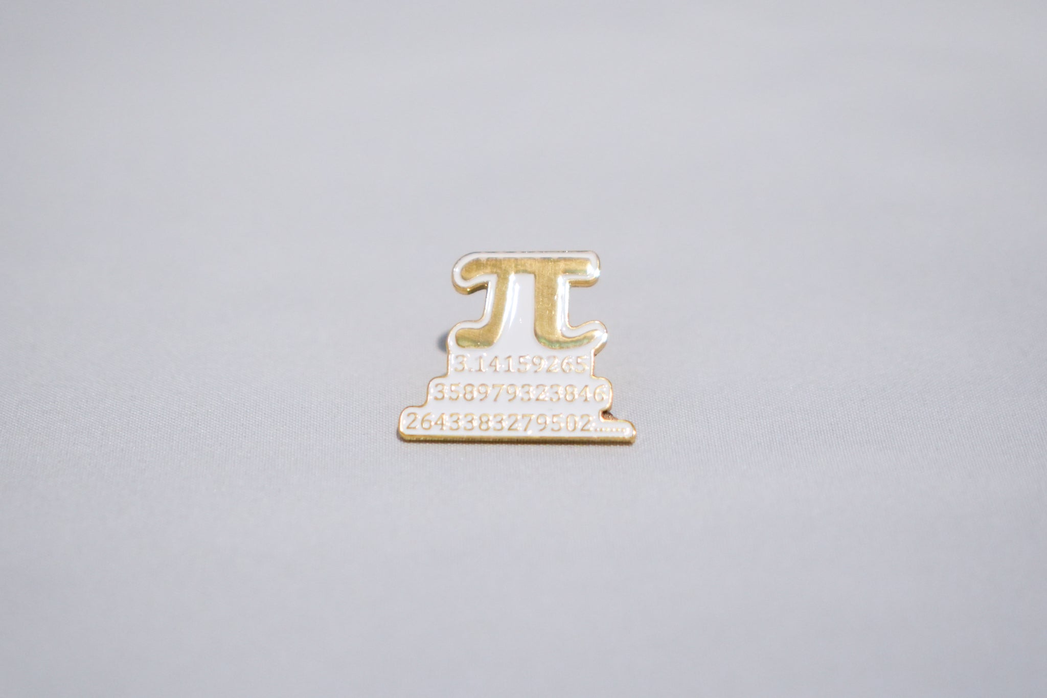 Pi 3.14 Math Greek Enamel Pin