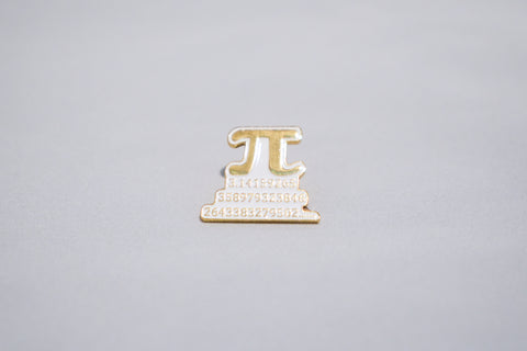 Pi 3.14 Math Greek Enamel Pin