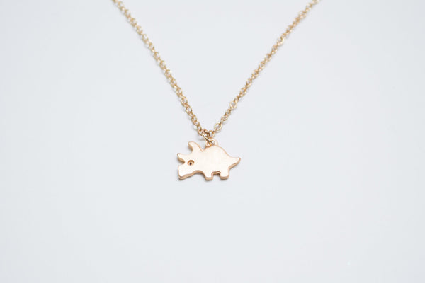 Triceratops Necklace