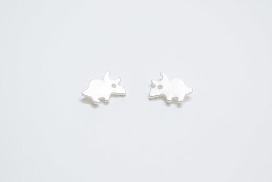 Triceratops Earrings