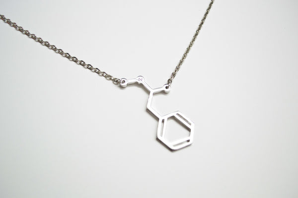 Methamphetamine Molecule Necklace