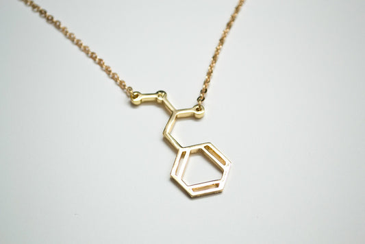 Methamphetamine Molecule Necklace