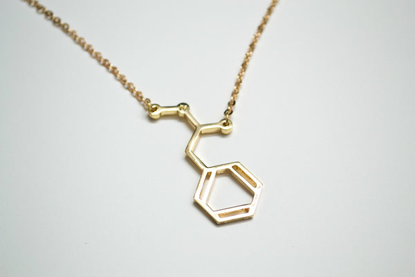 Methamphetamine Molecule Necklace