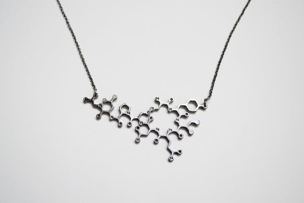 Oxytocin (love) Molecule Necklace
