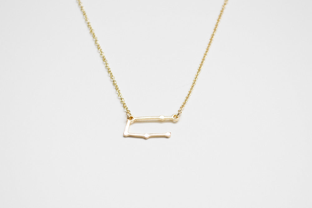 Gemini, the Twins Constellation Necklace