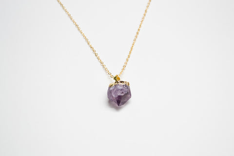 Amethyst Crystal Necklace