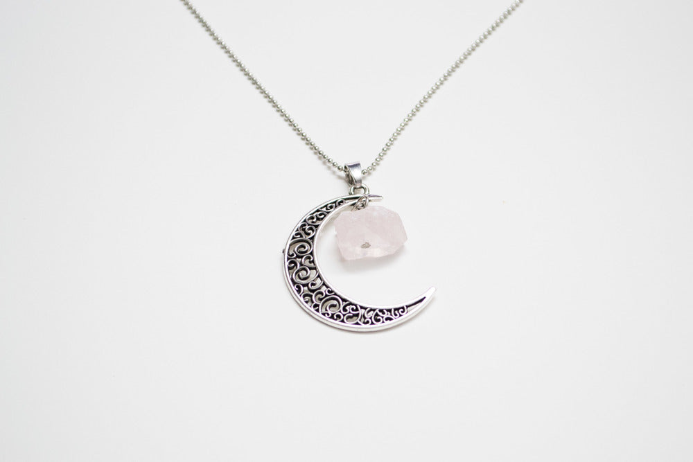 Silver Moon Necklace