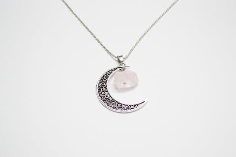 Silver Moon Necklace