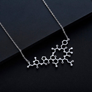 Oxytocin (love) Molecule Necklace