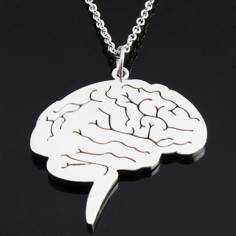 Brain Cross Section Necklace